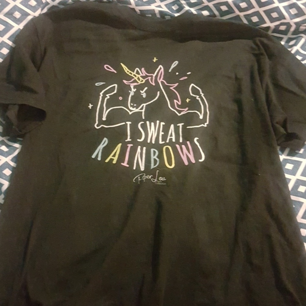 I sweat rainbows shirt